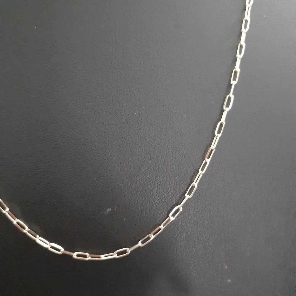 Paperclip necklace Gold 14K